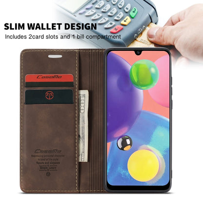 For Galaxy A70s CaseMe-013 Multifunctional Horizontal Flip Leather Case with Card Slot & Holder & Wallet(Coffee) - Galaxy Phone Cases by CaseMe | Online Shopping South Africa | PMC Jewellery | Buy Now Pay Later Mobicred