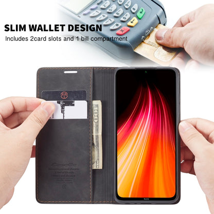 For Xiaomi Redmi Note 8 CaseMe-013 Multifunctional Horizontal Flip Leather Case with Card Slot & Holder & Wallet(Black) - Xiaomi Cases by CaseMe | Online Shopping South Africa | PMC Jewellery | Buy Now Pay Later Mobicred