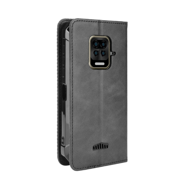 For Doogee S59 / S59 Pro Magnetic Buckle Retro Crazy Horse Texture Horizontal Flip Leather Case with Holder & Card Slots & Photo Frame(Black) - More Brand by PMC Jewellery | Online Shopping South Africa | PMC Jewellery | Buy Now Pay Later Mobicred