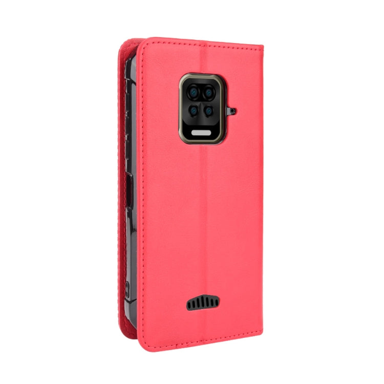 For Doogee S59 / S59 Pro Magnetic Buckle Retro Crazy Horse Texture Horizontal Flip Leather Case with Holder & Card Slots & Photo Frame(Red) - More Brand by PMC Jewellery | Online Shopping South Africa | PMC Jewellery | Buy Now Pay Later Mobicred