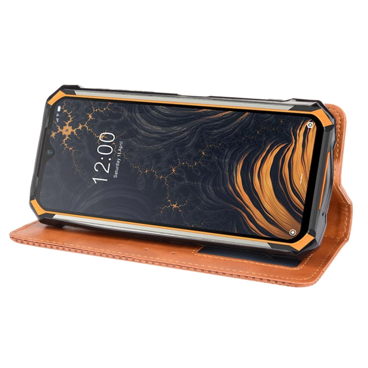 For Doogee S88 Plus / S88 Pro Magnetic Buckle Retro Crazy Horse Texture Horizontal Flip Leather Case with Holder & Card Slots & Photo Frame(Brown) - More Brand by PMC Jewellery | Online Shopping South Africa | PMC Jewellery | Buy Now Pay Later Mobicred