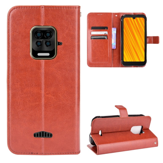 For Doogee S59 / S59 Pro Crazy Horse Texture Horizontal Flip Leather Case with Holder & Card Slots & Lanyard(Brown) - More Brand by PMC Jewellery | Online Shopping South Africa | PMC Jewellery | Buy Now Pay Later Mobicred