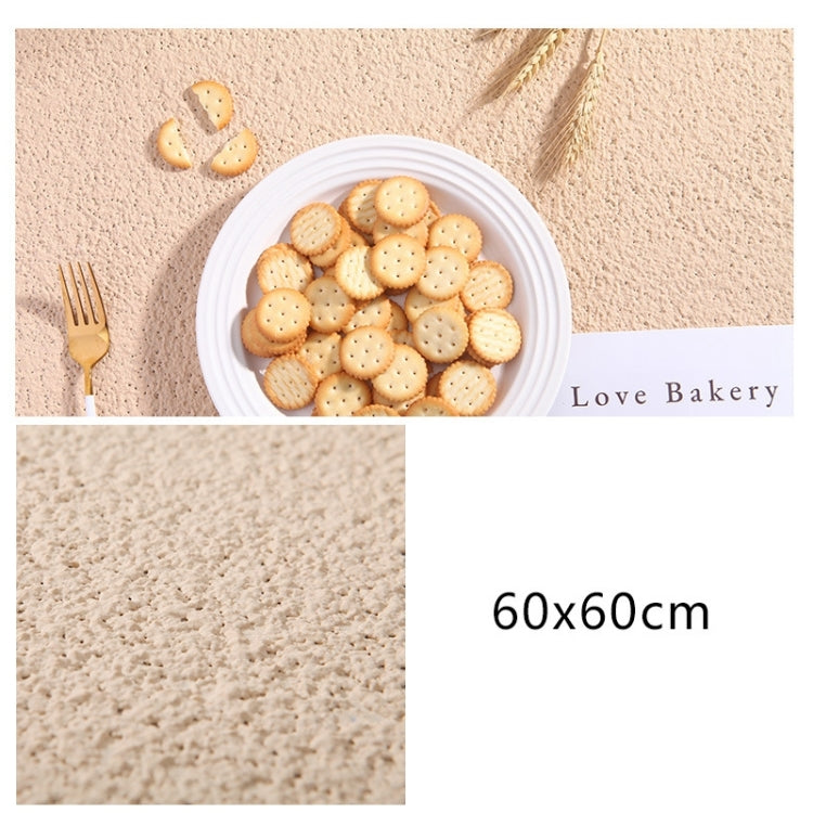 60 x 60cm PVC Backdrop Board Coarse Sand Texture Cement Photography Backdrop Board(Light Apricot) - Brick Wall by PMC TechLife | Online Shopping South Africa | PMC TechLife | Buy Now Pay Later Mobicred