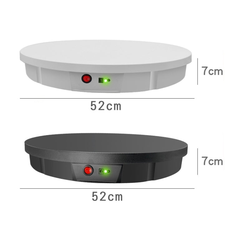 52cm Remote Control Electric Rotating Turntable Display Stand Video Shooting Props Turntable, Charging Power, Power Plug:EU Plug(Black) - free shipping - PMC TechLife - Order now!