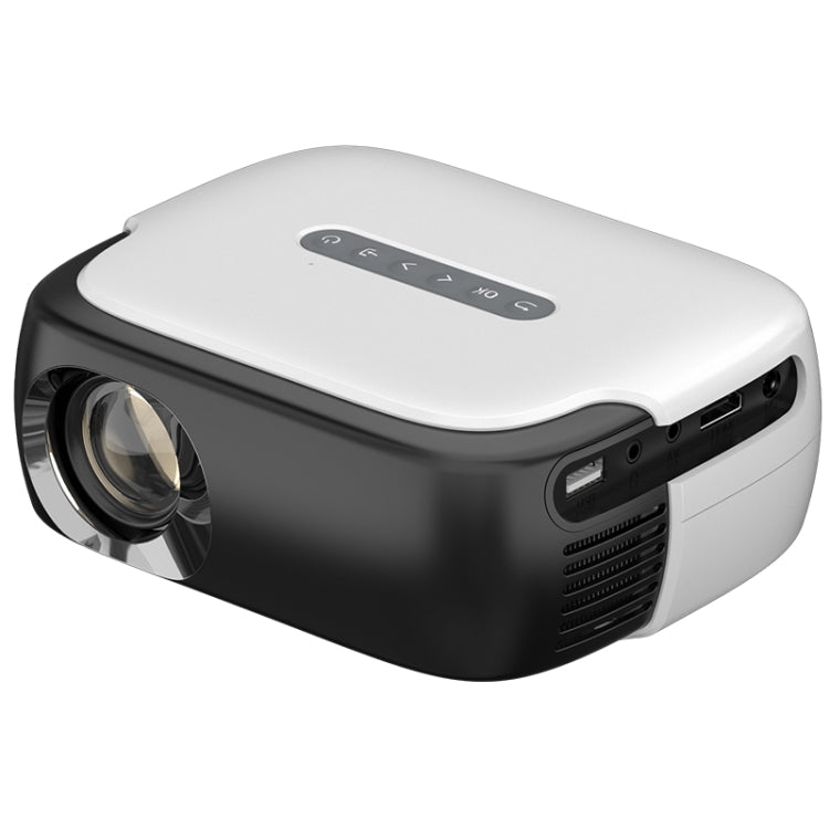 DR-860 1920x1080 1000 Lumens Portable Home Theater LED Projector, Plug Type: US Plug(Black White) - LED Projector by PMC Jewellery | Online Shopping South Africa | PMC Jewellery | Buy Now Pay Later Mobicred