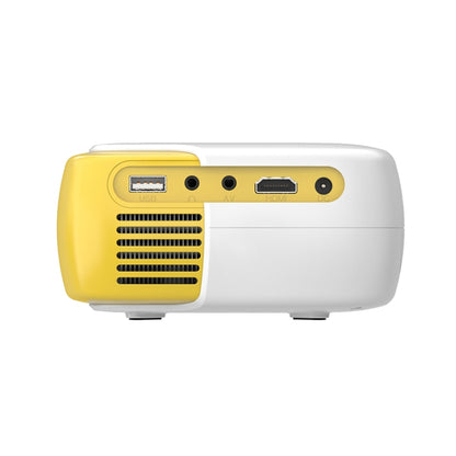 DR-860 1920x1080 1000 Lumens Portable Home Theater LED Projector, Plug Type: US Plug(Yellow  White) - LED Projector by PMC Jewellery | Online Shopping South Africa | PMC Jewellery | Buy Now Pay Later Mobicred