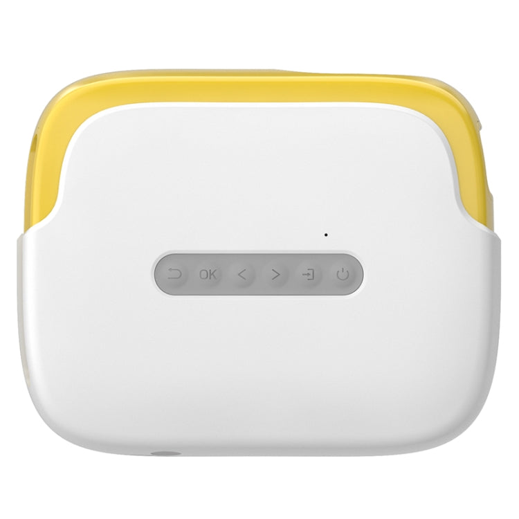 DR-860 1920x1080 1000 Lumens Portable Home Theater LED Projector, Plug Type: US Plug(Yellow  White) - LED Projector by PMC Jewellery | Online Shopping South Africa | PMC Jewellery | Buy Now Pay Later Mobicred