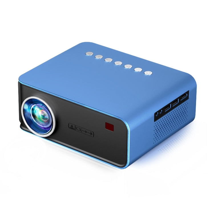 T4 Regular Version 1024x600 1200 Lumens Portable Home Theater LCD Projector, Plug Type:AU Plug(Blue) - Mini Projector by PMC Jewellery | Online Shopping South Africa | PMC Jewellery | Buy Now Pay Later Mobicred