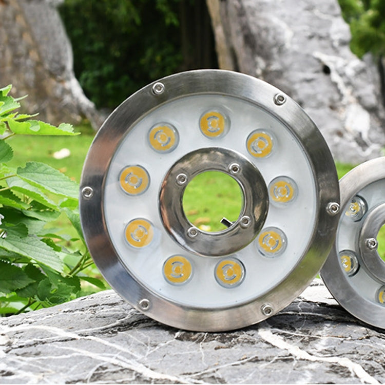 24W Landscape Ring LED Aluminum Alloy Underwater Fountain Light(White Light) - Underwater Lights by PMC TechLife | Online Shopping South Africa | PMC TechLife | Buy Now Pay Later Mobicred