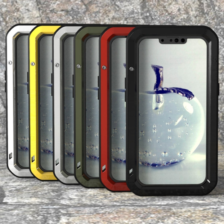 For iPhone 13 Pro Max LOVE MEI Metal Shockproof Life Waterproof Dustproof Protective Phone Case (White) - iPhone 13 Pro Max Cases by LOVE MEI | Online Shopping South Africa | PMC TechLife | Buy Now Pay Later Mobicred