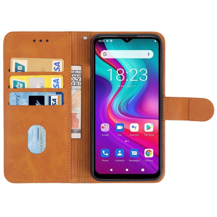 Leather Phone Case For Doogee X96 Pro(Brown) - More Brand by PMC Jewellery | Online Shopping South Africa | PMC Jewellery | Buy Now Pay Later Mobicred