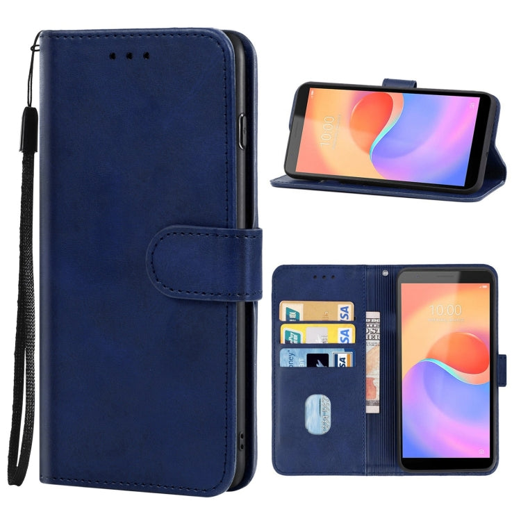 Leather Phone Case For ZTE Blade A31 Plus(Blue) - ZTE Cases by PMC Jewellery | Online Shopping South Africa | PMC Jewellery | Buy Now Pay Later Mobicred