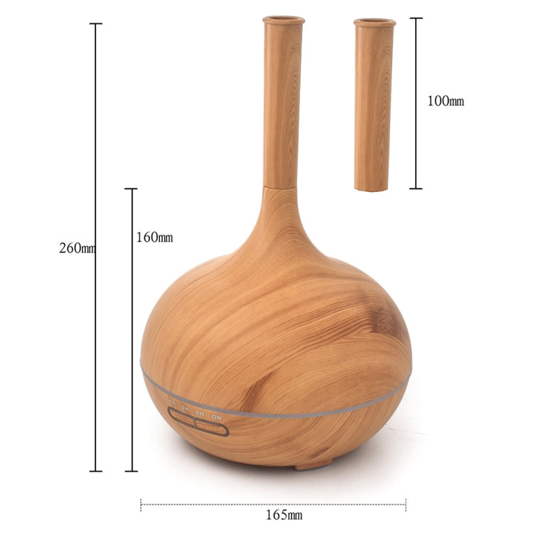 Creative Fragrance Machine Pointed Mouth Humidifier Automatic Alcohol Sprayer with Colorful LED Light, Plug Specification:UK Plug(Light Brown) - free shipping - PMC TechLife - Order now!