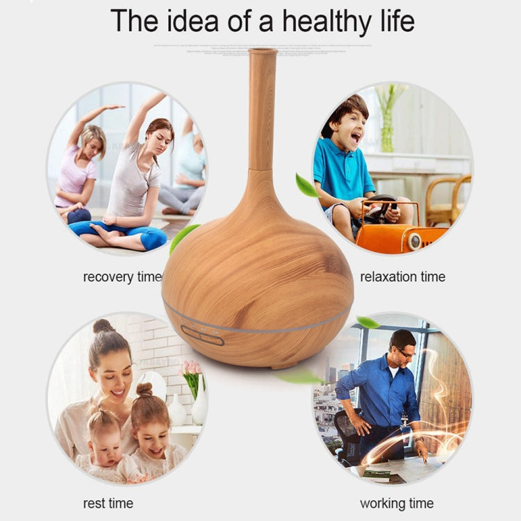 Creative Fragrance Machine Pointed Mouth Humidifier Automatic Alcohol Sprayer with Colorful LED Light, Plug Specification:US Plug(Light Brown) - free shipping - PMC TechLife - Order now!