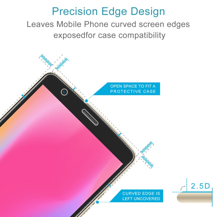 10 PCS 0.26mm 9H 2.5D Tempered Glass Film For Blackview A20 Pro - For Blackview by PMC TechLife | Online Shopping South Africa | PMC TechLife