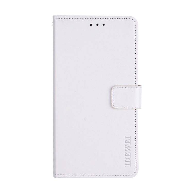 For Meizu 18x idewei Crazy Horse Texture Leather Case with Holder & Card Slots & Wallet(White) - Meizu by idewei | Online Shopping South Africa | PMC Jewellery | Buy Now Pay Later Mobicred