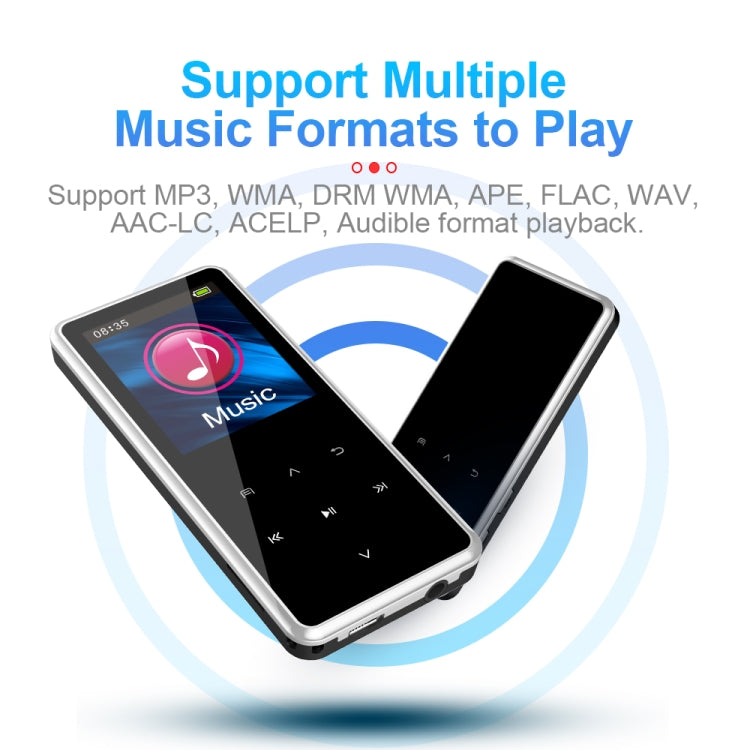 M12 Multifunctional Portable Bluetooth Player, Capacity:4GB(Silver) - free shipping - PMC TechLife - Order now!