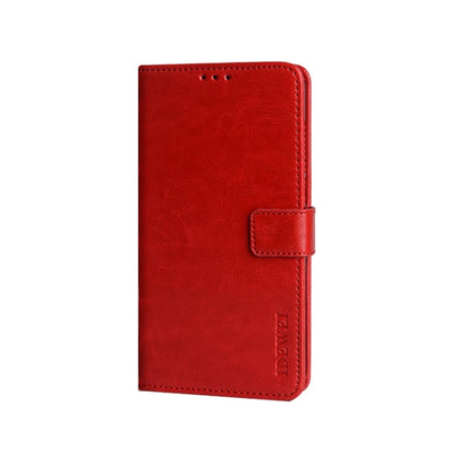 For Umidigi Bison X10 idewei Crazy Horse Texture Leather Phone Case(Red) - More Brand by idewei | Online Shopping South Africa | PMC Jewellery | Buy Now Pay Later Mobicred