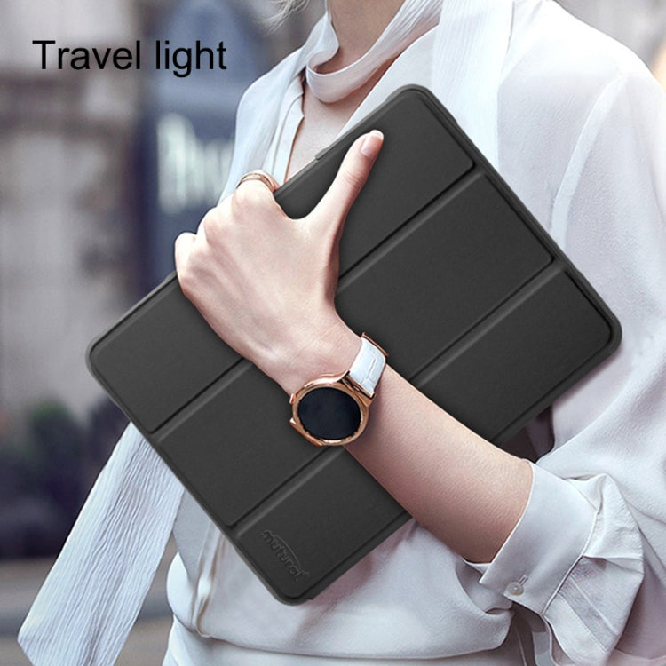 For iPad 9.7 Mutural Horizontal Flip PC + TPU + PU Leather Case with Holder & Pen Slot(Black) - free shipping - PMC TechLife - Order now!
