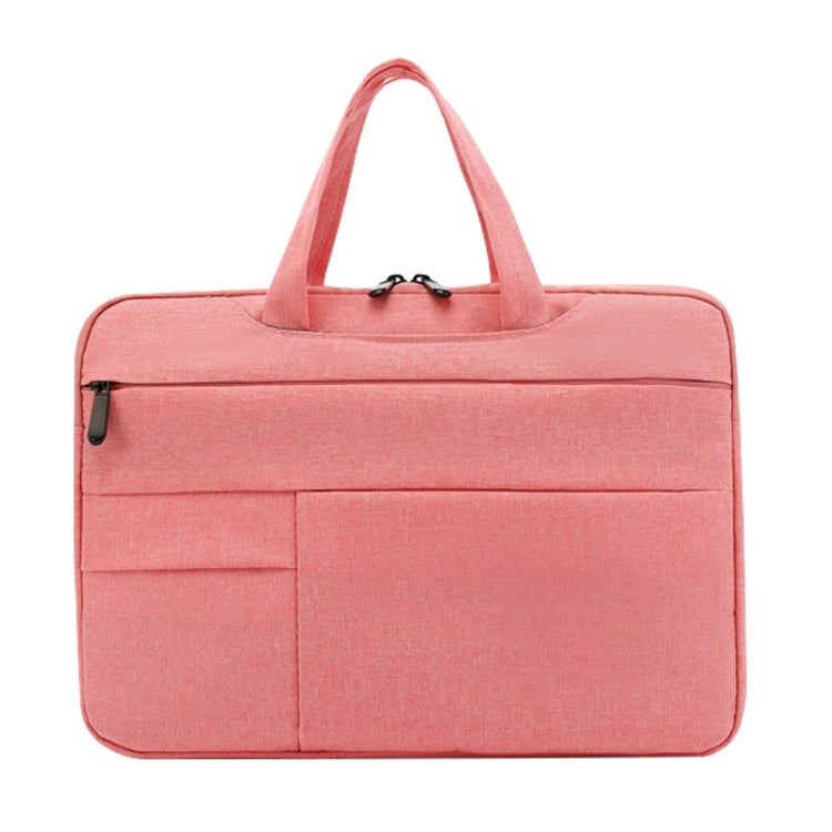 POFOKO C510 Waterproof Oxford Cloth Laptop Handbag For 13.3 inch Laptops(Pink) - 13.3 inch by POFOKO | Online Shopping South Africa | PMC Jewellery | Buy Now Pay Later Mobicred