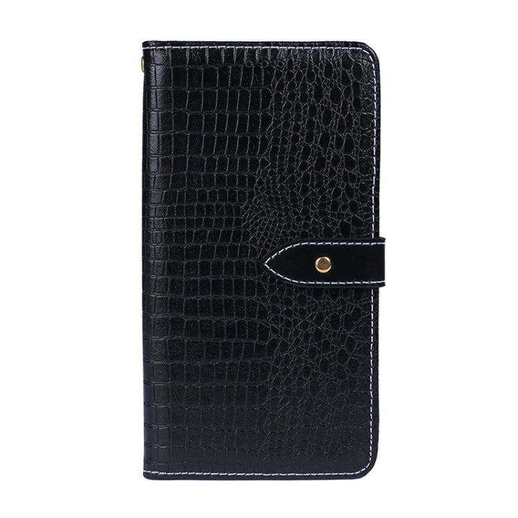 For Honor 60 Pro idewei Crocodile Texture Leather Phone Case(Black) - free shipping - PMC Jewellery - Order now!