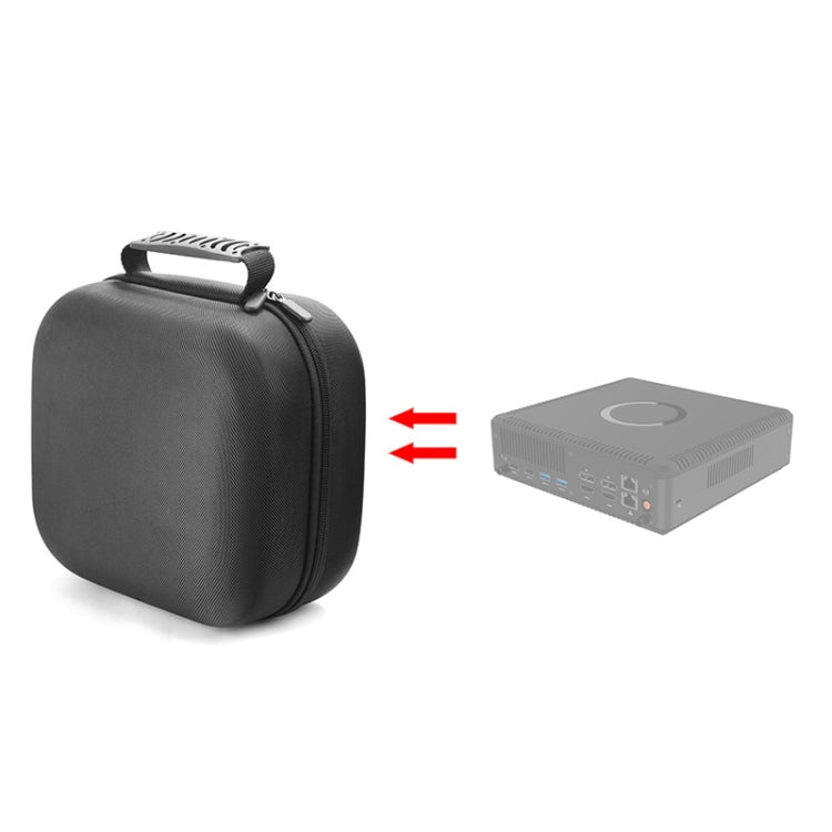 For ZOTAC EN1070K Mini PC Protective Storage Bag(Black) - MINI PC Accessories & Gadgets by PMC Jewellery | Online Shopping South Africa | PMC Jewellery | Buy Now Pay Later Mobicred