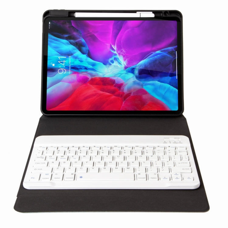 H-097 Bluetooth Keyboard Leather Case with Rear Three-fold Holder For iPad 9.7 2018 & 2017(Rainbow) - free shipping - PMC TechLife - Order now!