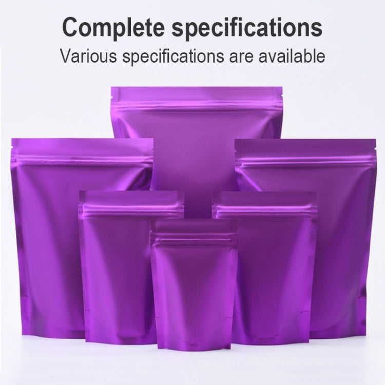 100 PCS/Set Matte Aluminum Foil Snack Stand-up Pouch, Size:20x30+5cm(White) - Preservation Supplies by PMC TechLife | Online Shopping South Africa | PMC TechLife | Buy Now Pay Later Mobicred