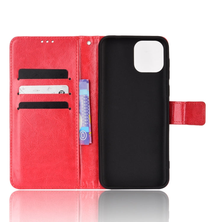 For Ulefone Note 6/ Note 6P Retro Crazy Horse Texture Leather Phone Case(Red) - Ulefone Cases by PMC Jewellery | Online Shopping South Africa | PMC Jewellery | Buy Now Pay Later Mobicred