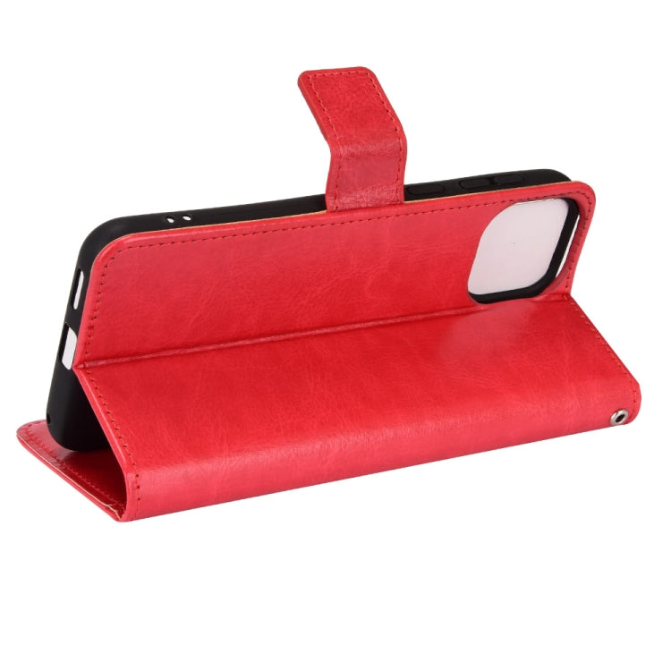 For Ulefone Note 6/ Note 6P Retro Crazy Horse Texture Leather Phone Case(Red) - Ulefone Cases by PMC Jewellery | Online Shopping South Africa | PMC Jewellery | Buy Now Pay Later Mobicred