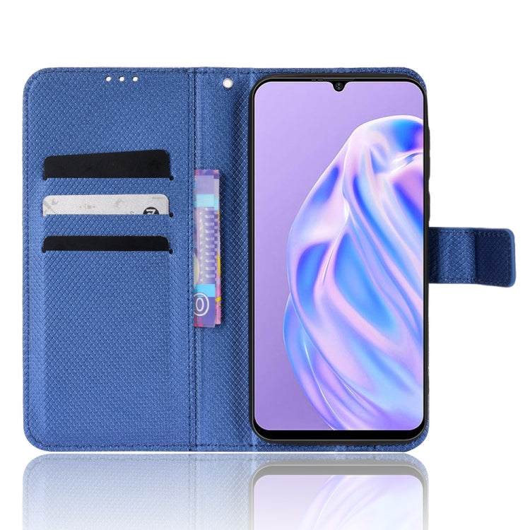For Ulefone Note 6/ Note 6P Diamond Texture Leather Phone Case(Blue) - Ulefone Cases by PMC Jewellery | Online Shopping South Africa | PMC Jewellery | Buy Now Pay Later Mobicred