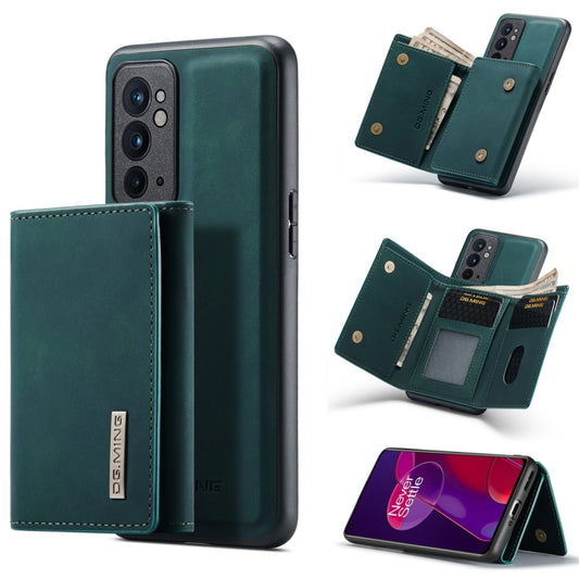 For OnePlus 9RT 5G DG.MING M1 Series 3-Fold Multi Card Wallet Back Cover Leather Phone Case(Green) - OnePlus Cases by DG.MING | Online Shopping South Africa | PMC Jewellery | Buy Now Pay Later Mobicred