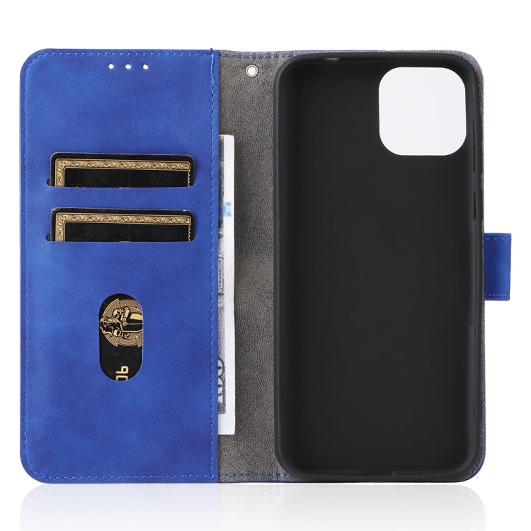 For Ulefone Note 6 Skin Feel Magnetic Flip Leather Phone Case(Blue) - Ulefone Cases by PMC Jewellery | Online Shopping South Africa | PMC Jewellery | Buy Now Pay Later Mobicred