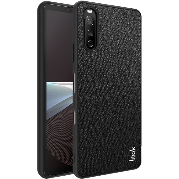 For Sony Xperia 10 III imak LX-5 Series PC + TPU Case with Screen Protector(Cross Texture) - Sony Cases by imak | Online Shopping South Africa | PMC TechLife | Buy Now Pay Later Mobicred