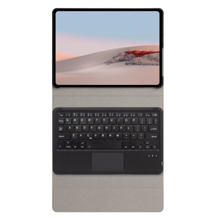 SFGO-A Tree Texture Bluetooth Keyboard Leather Case with Touchpad For Microsoft Surface Go 4 / 3 / 2 / 1(Black + Black) - Others Keyboard by PMC TechLife | Online Shopping South Africa | PMC TechLife