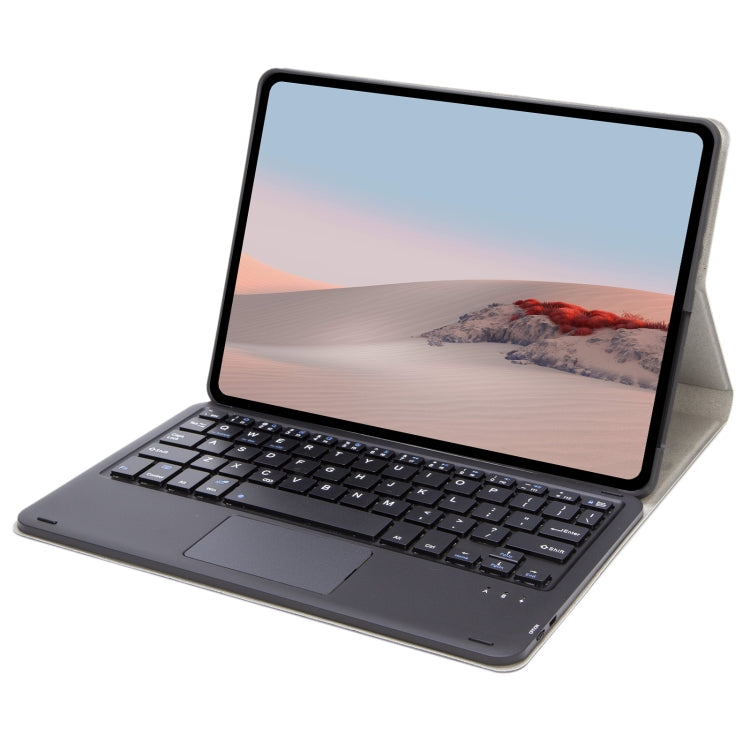 SFGO-A Tree Texture Bluetooth Keyboard Leather Case with Touchpad For Microsoft Surface Go 4 / 3 / 2 / 1(Black + Black) - Others Keyboard by PMC TechLife | Online Shopping South Africa | PMC TechLife