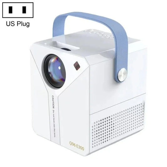 Q96 E300 Intelligent Portable HD 4K Projector, US Plug, Specification:Basic Version(White) - Mini Projector by PMC Jewellery | Online Shopping South Africa | PMC Jewellery | Buy Now Pay Later Mobicred