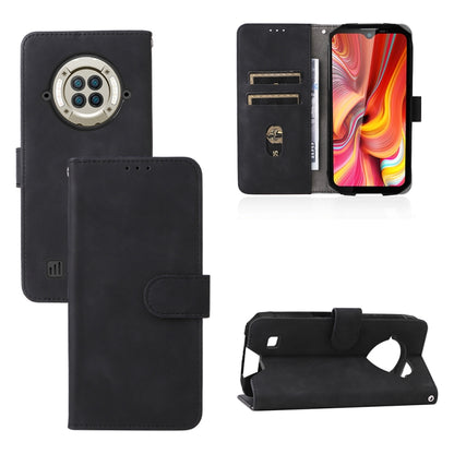 For DOOGEE S96 Pro Skin Feel Magnetic Buckle Calf Texture PU Phone Case(Black) - Doogee Cases by PMC Jewellery | Online Shopping South Africa | PMC Jewellery | Buy Now Pay Later Mobicred