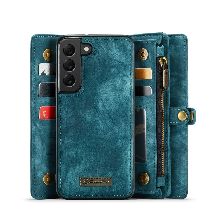 For Samsung Galaxy S22+ 5G CaseMe-008 Detachable Multifunctional Horizontal Flip Leather Case(Green) - Galaxy S22+ 5G Cases by CaseMe | Online Shopping South Africa | PMC Jewellery | Buy Now Pay Later Mobicred