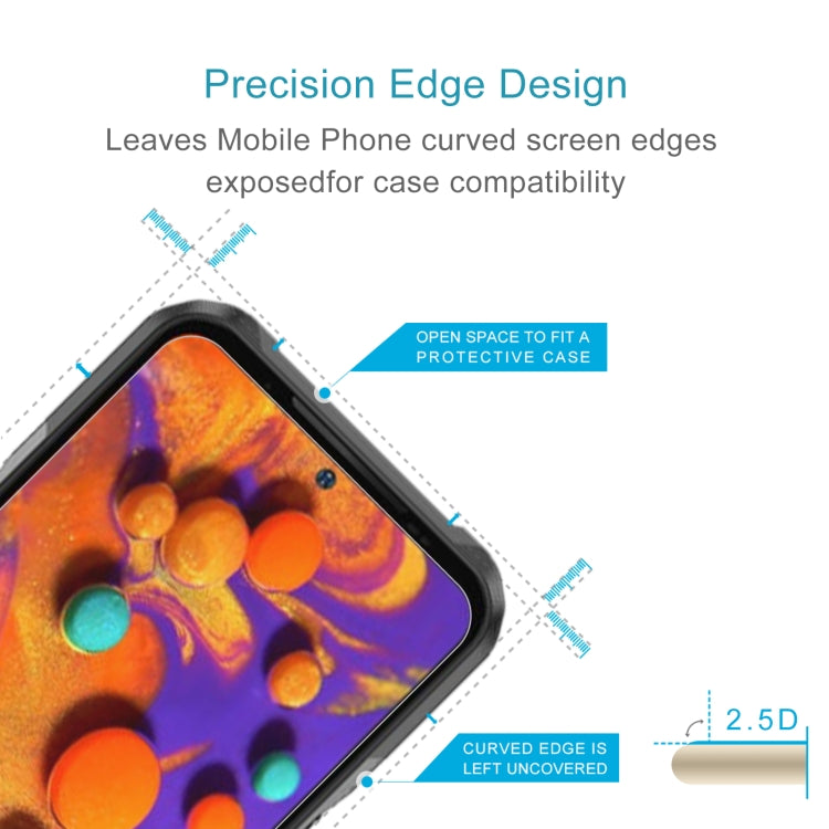 50 PCS 0.26mm 9H 2.5D Tempered Glass Film For Doogee V20 5G - For Doogee by PMC Jewellery | Online Shopping South Africa | PMC Jewellery | Buy Now Pay Later Mobicred