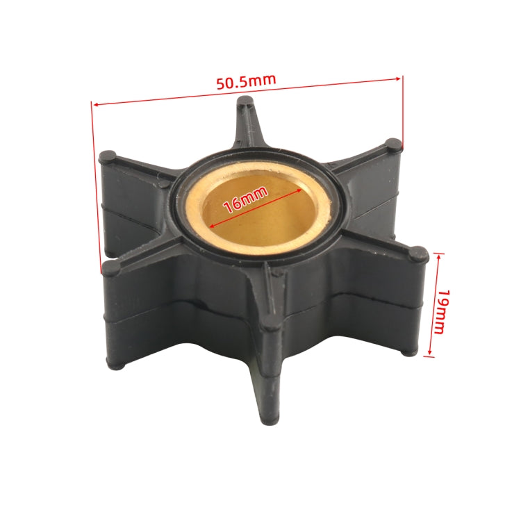 A6660 Water Pump Rubber Impeller for Evinrude and Johnson OMC 20HP 25HP 28HP 30HP 35HP 2 Stroke Engine - Marine Accessories & Parts by PMC Jewellery | Online Shopping South Africa | PMC Jewellery | Buy Now Pay Later Mobicred