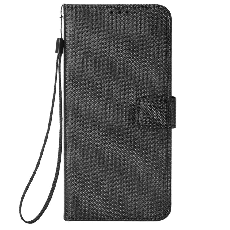 For Ulefone Note 13P Diamond Texture Leather Phone Case(Black) - Ulefone Cases by PMC Jewellery | Online Shopping South Africa | PMC Jewellery | Buy Now Pay Later Mobicred