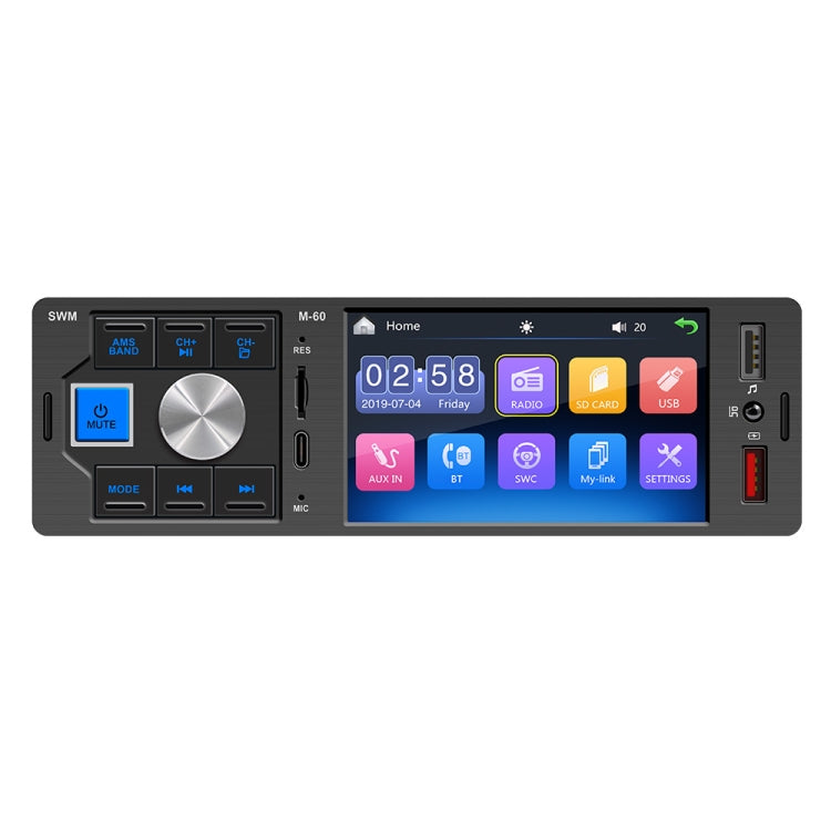 4.0 inch Touch Screen Car Radio Receiver Bluetooth MP5 Player with Remote Control - Car MP3 & MP4 & MP5 by PMC Jewellery | Online Shopping South Africa | PMC Jewellery | Buy Now Pay Later Mobicred