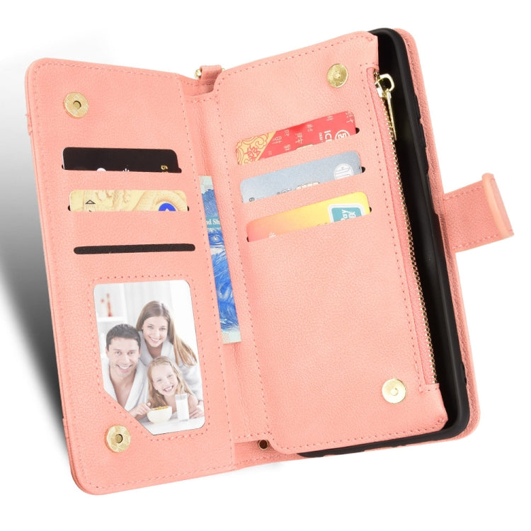For Blackview A90 Litchi Texture Zipper Leather Phone Case(Pink) - More Brand by PMC TechLife | Online Shopping South Africa | PMC TechLife | Buy Now Pay Later Mobicred
