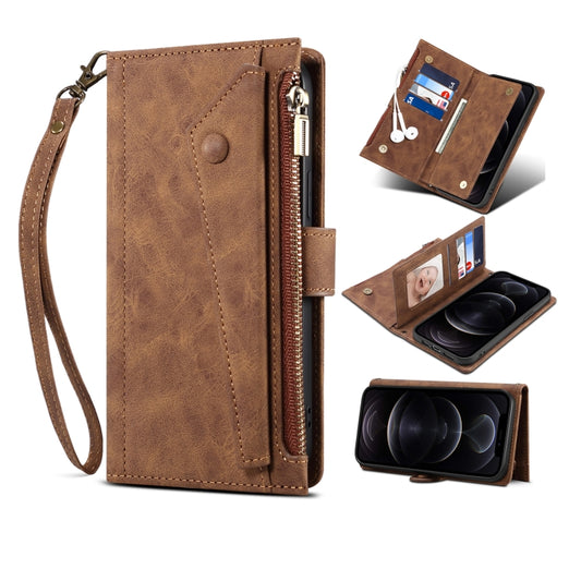 For Motorola Moto E40 / E30 / E20 Retro Frosted Horizontal Flip Leather Phone Case(Brown) - Motorola Cases by PMC Jewellery | Online Shopping South Africa | PMC Jewellery | Buy Now Pay Later Mobicred