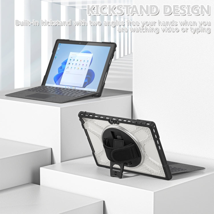 For MicroSoft Surface Pro 4 / 5 / 6 / 7 TPU + PC Tablet Case(Transparent) - Others by PMC TechLife | Online Shopping South Africa | PMC TechLife | Buy Now Pay Later Mobicred