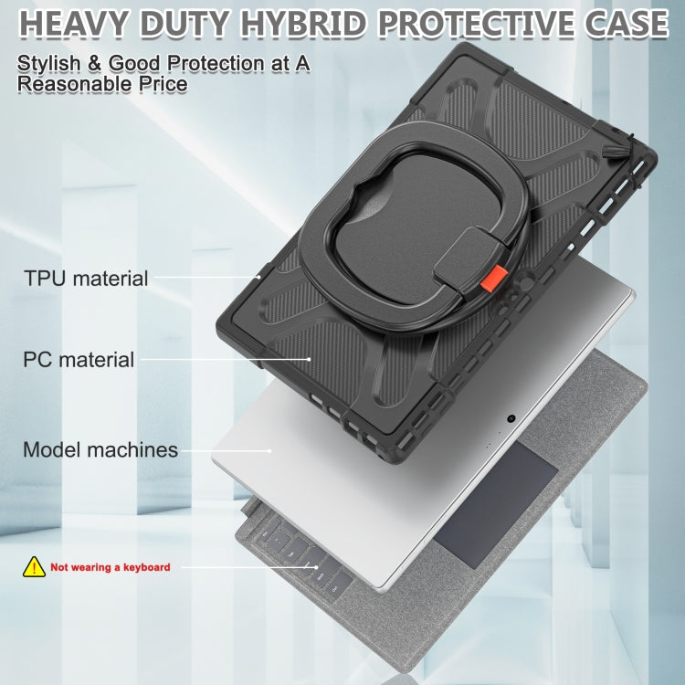 For MicroSoft Surface Pro 4 / 5 / 6 / 7 TPU + PC Tablet Case(Black) - Others by PMC TechLife | Online Shopping South Africa | PMC TechLife | Buy Now Pay Later Mobicred