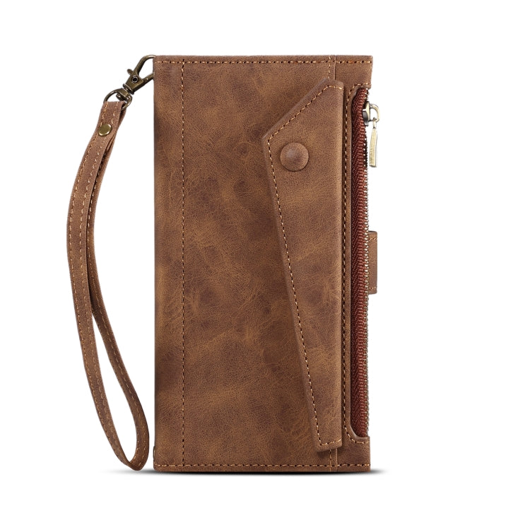 For Google Pixel 7 5G Retro Frosted Horizontal Flip Leather Phone Case(Brown) - Google Cases by PMC TechLife | Online Shopping South Africa | PMC TechLife | Buy Now Pay Later Mobicred