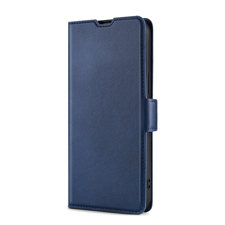 For Doogee Y8 Ultra-thin Voltage Side Buckle PU + TPU Leather Phone Case(Blue) - More Brand by PMC TechLife | Online Shopping South Africa | PMC TechLife | Buy Now Pay Later Mobicred