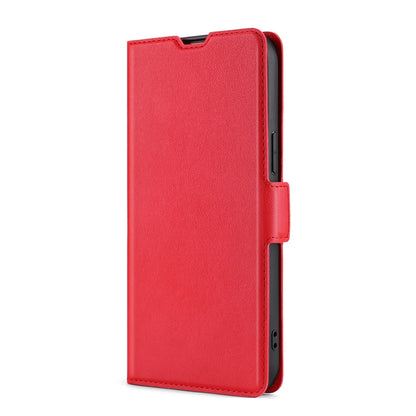 For Blackview A60 Pro Ultra-thin Voltage Side Buckle PU + TPU Leather Phone Case(Red) - More Brand by PMC Jewellery | Online Shopping South Africa | PMC Jewellery | Buy Now Pay Later Mobicred